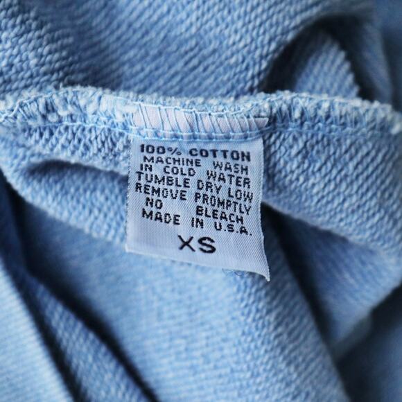 Disney X Love Your Melon Size XS Hoodie Oversize Mickey Blue White - Picture 12 of 12